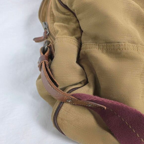 Rugby Ralph Lauren Canvas Leather Weekender Duffle Bag - Picture 2 of 12